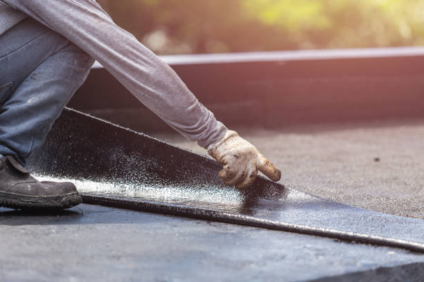 Professional Waterproofing technician working in New Bavaria, OH
